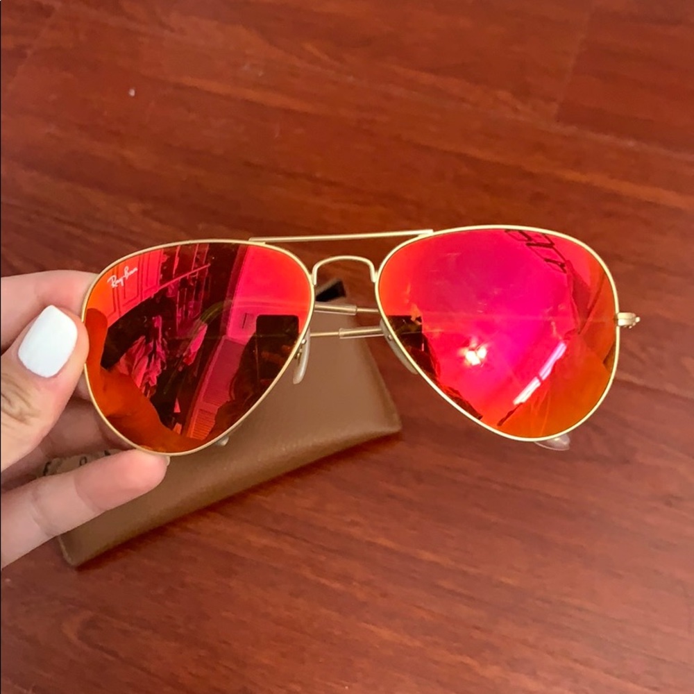 Ray Ban Aviator flash (reflective) lenses